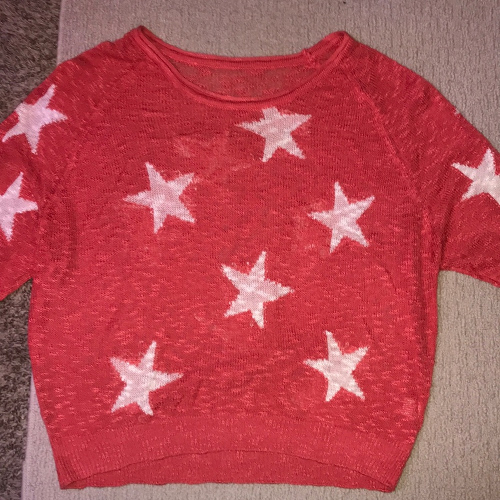 Coral star thin boulson type sweater